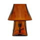 Luca Glass Mini Table Lamp - Smokey Brown