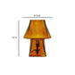 Luca Glass Mini Table Lamp - Amber