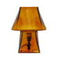 Luca Glass Mini Table Lamp - Amber