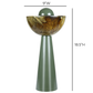Rising Green Resin Table Lamp