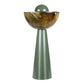 Rising Green Resin Table Lamp