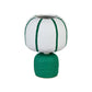 Margate Cotton Mache Table Lamp - Green