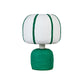 Margate Cotton Mache Table Lamp - Green