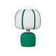 Margate Cotton Mache Table Lamp - Green