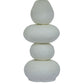 Pebble Cream Papier Mache Table Lamp