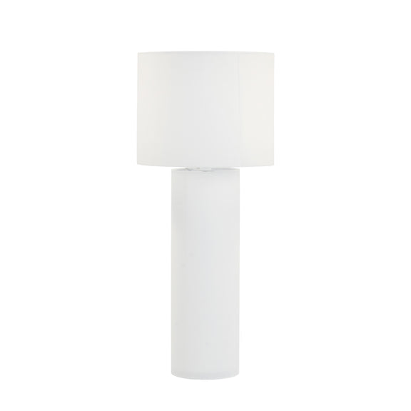 Cleopatra Cream Linen Floor Lamp