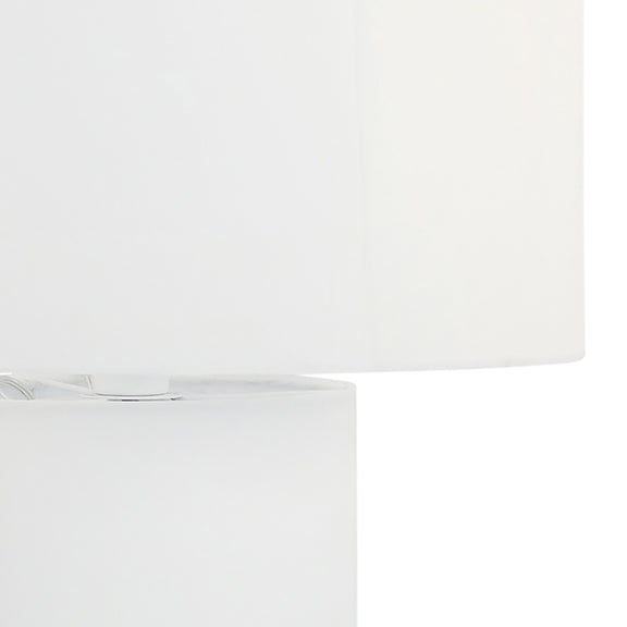 Cleopatra Cream Linen Floor Lamp