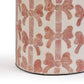 Lassy Pink Ribbon Capiz Shell Table Lamp