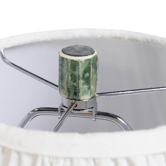 Yaya Green Capiz Shell Table Lamp