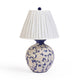 Diana Blue &amp; White Table Lamp