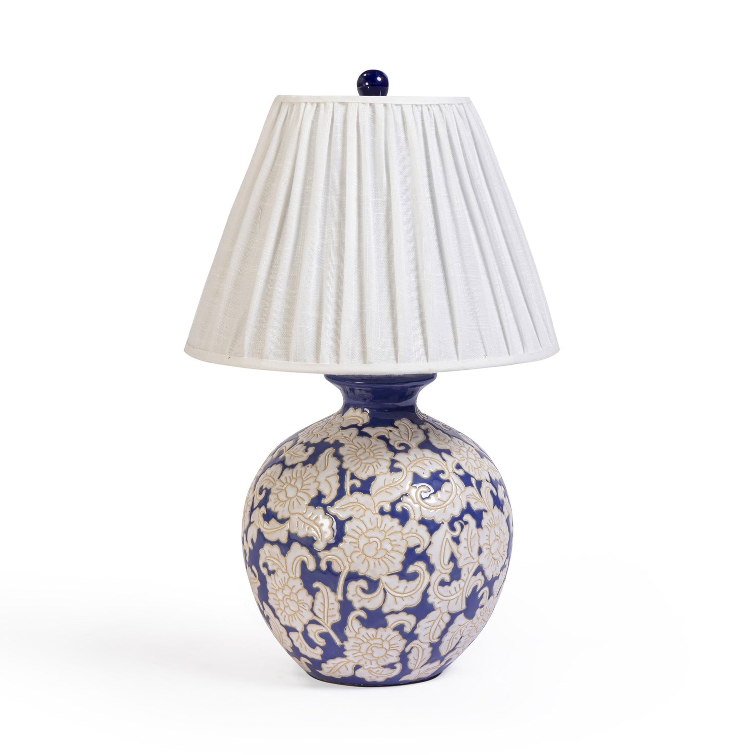 Diana Blue &amp; White Table Lamp