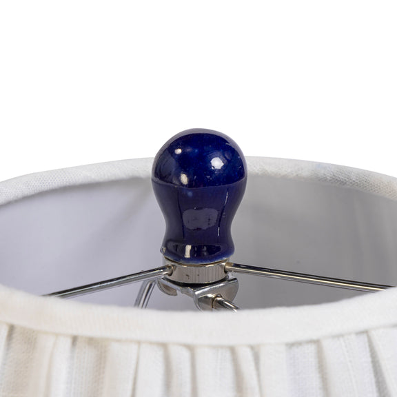 Diana Blue &amp; White Table Lamp