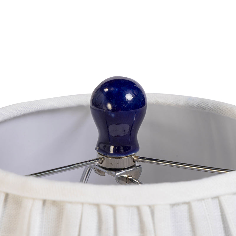Diana Blue &amp; White Table Lamp