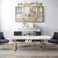 Adeline White Lacquer Dining Table