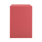 Suzie Coral Pink & Rattan Executive Desk