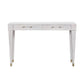 Brandyss White Burl Work Desk