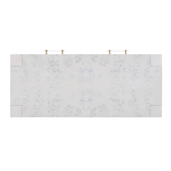 Brandyss White Burl Work Desk