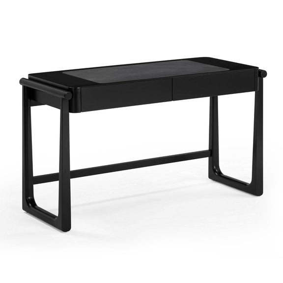Alfalfa Black 2 Drawer Desk