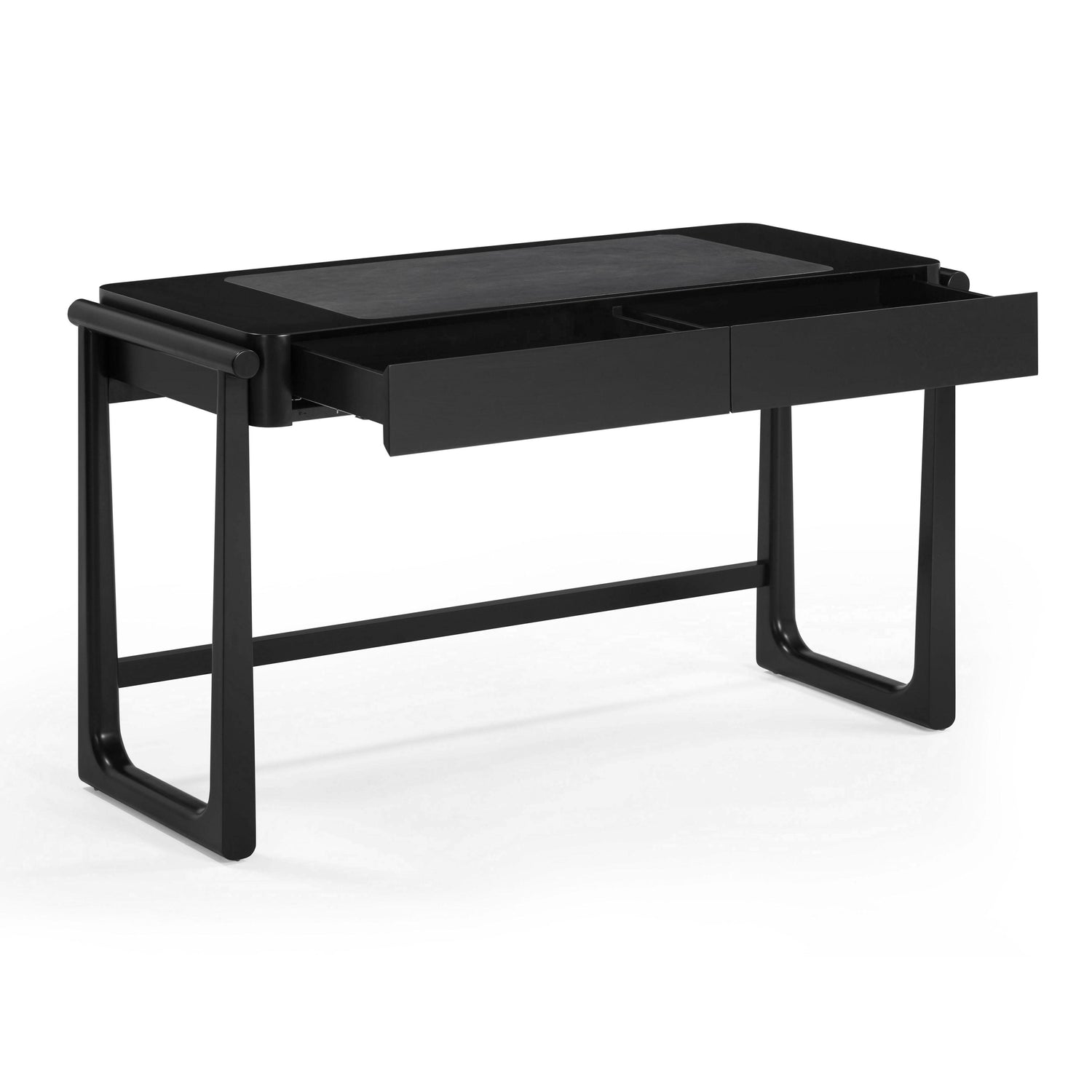 Alfalfa Black 2 Drawer Desk