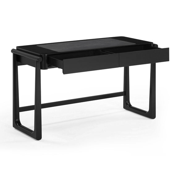 Alfalfa Black 2 Drawer Desk