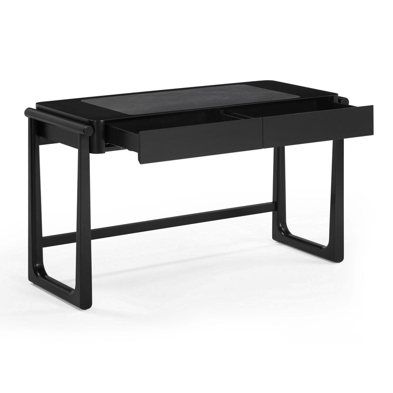 Alfalfa Black 2 Drawer Desk