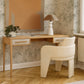 Hera 62'' Natural Washed Executive Desk