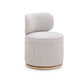 Amaya Grey Textured Performance Fabric Swivel Desk Chair