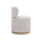 Amaya Grey Textured Performance Fabric Swivel Desk Chair