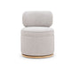 Amaya Grey Textured Performance Fabric Swivel Desk Chair