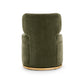 Amaya Green Upcycled Contract-Grade Chenille Swivel Desk Chair