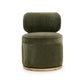 Amaya Green Upcycled Contract-Grade Chenille Swivel Desk Chair