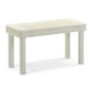 Sarah 55" Cream 2-Drawer Executive Work Desk