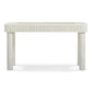 Sarah 55" Cream 2-Drawer Executive Work Desk