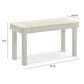 Sarah 55" Cream 2-Drawer Executive Work Desk