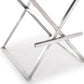 Director Black Performance Vegan Leather and Stainless Steel Barstool