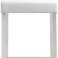 Denmark White Performance Vegan Leather and Stainless Steel Counter Stool - Set of 2