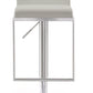 Amalfi Performance Vegan Leather Adjustable Stool - Light Grey