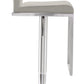 Amalfi Performance Vegan Leather Adjustable Stool - Light Grey