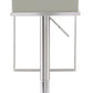 Amalfi Performance Vegan Leather Adjustable Stool - Light Grey