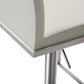 Amalfi Performance Vegan Leather Adjustable Stool - Light Grey