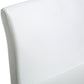 Denmark White Performance Vegan Leather and Gold Steel Counter Stool - Set of 2