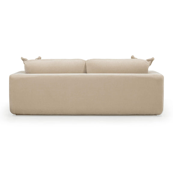 Miri Sand Upcycled Washed Velvet Sofa