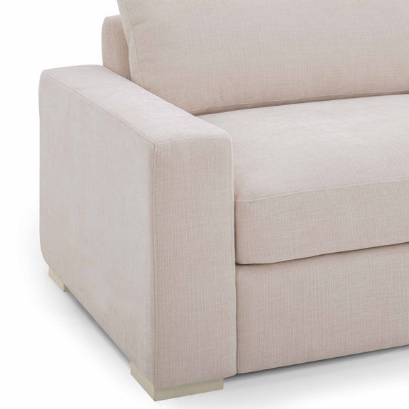 Beckham 96" Performance Chenille Sofa - Cream