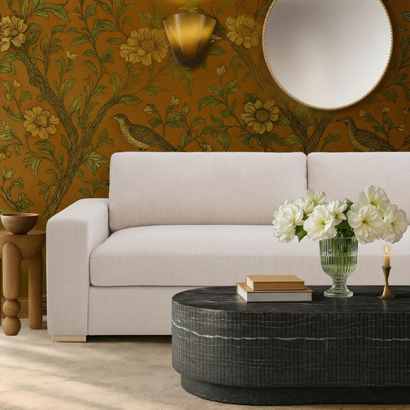 Beckham 96" Performance Chenille Sofa - Cream