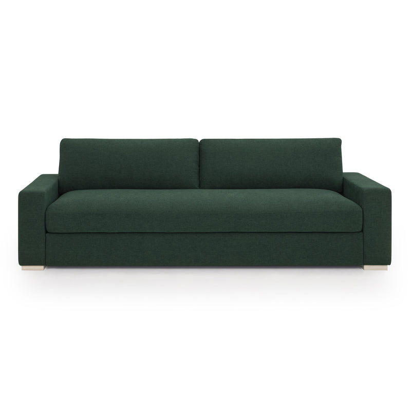 Beckham 96" Performance Chenille Sofa - Green