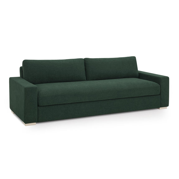 Beckham 96" Performance Chenille Sofa - Green