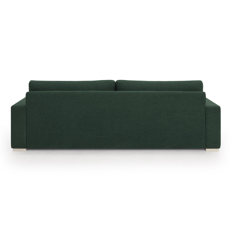 Beckham 96" Performance Chenille Sofa - Green