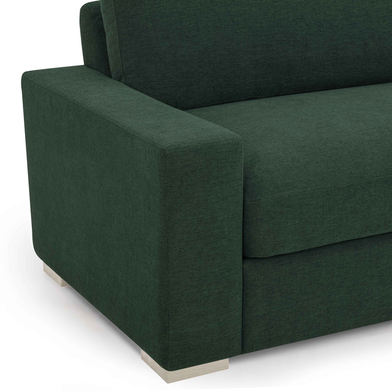 Beckham 96" Performance Chenille Sofa - Green