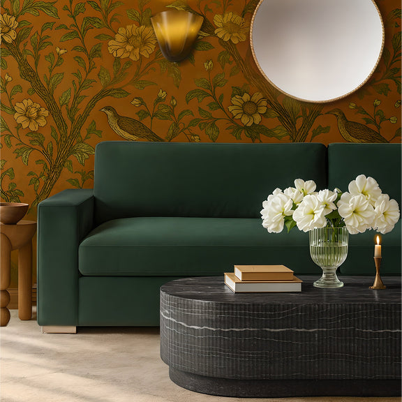 Beckham 96" Performance Chenille Sofa - Green
