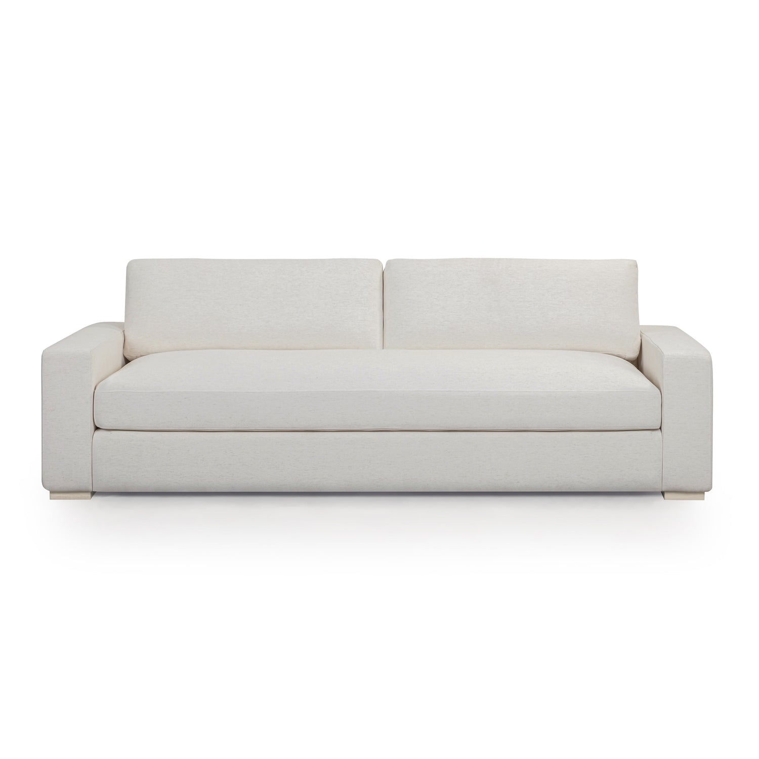 Beckham 96" Upcycled Performance Chenille Sofa - Cream